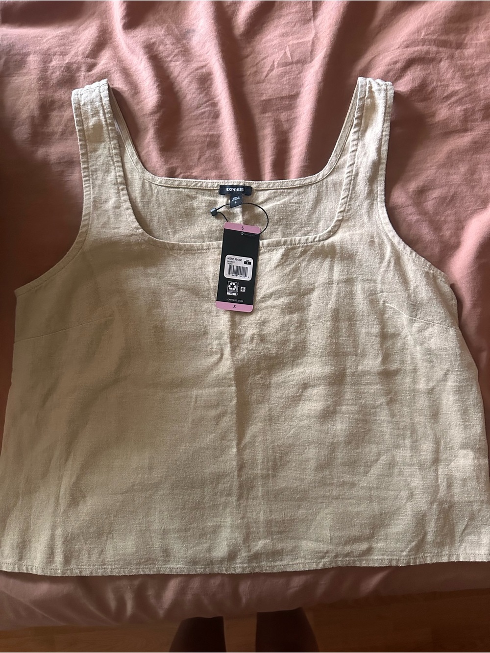 Express Linen Blend Top